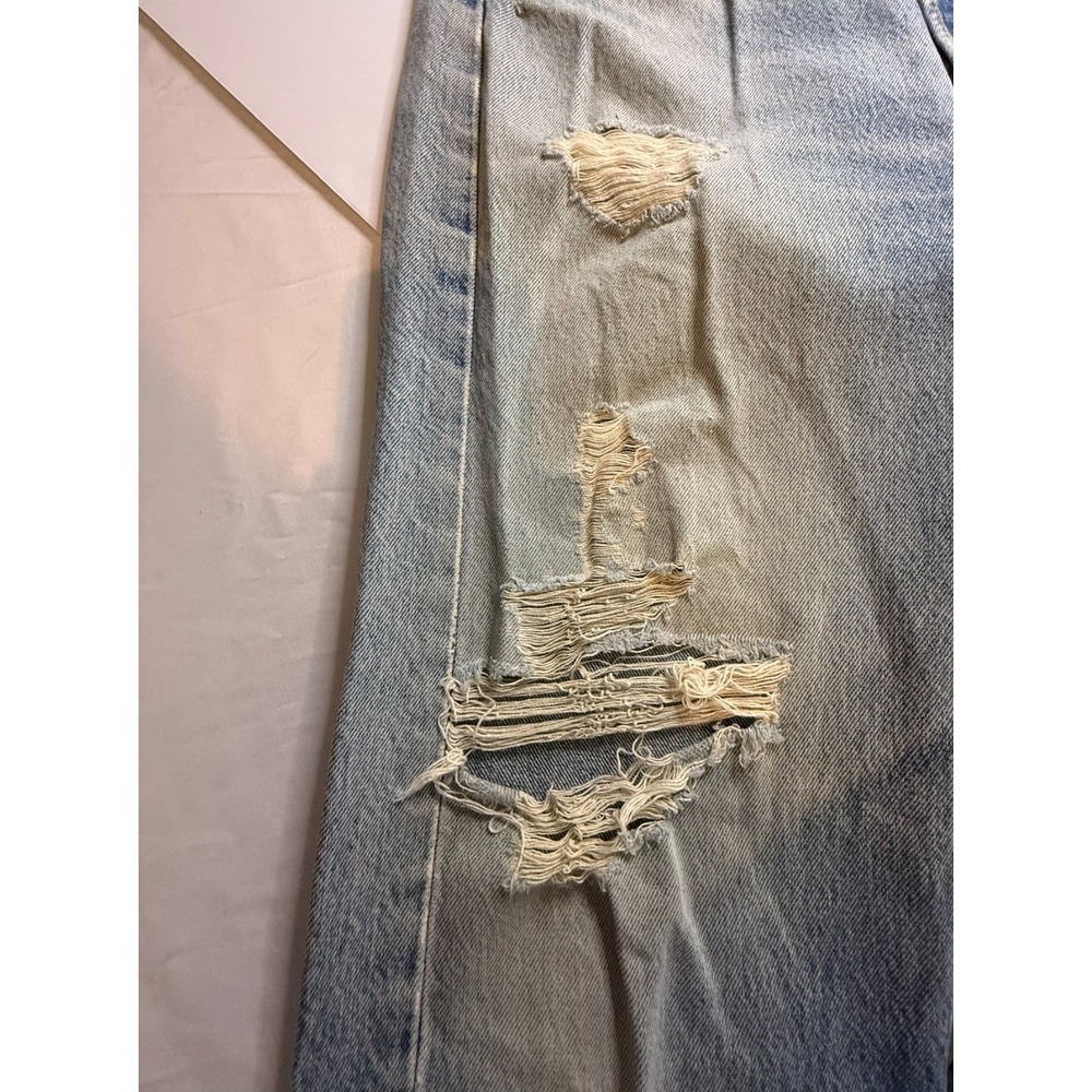 Vintage Levi's 501 Jeans USA W36 L30 Distressed Button Fly Straight Leg Grunge - Picture 13 of 16